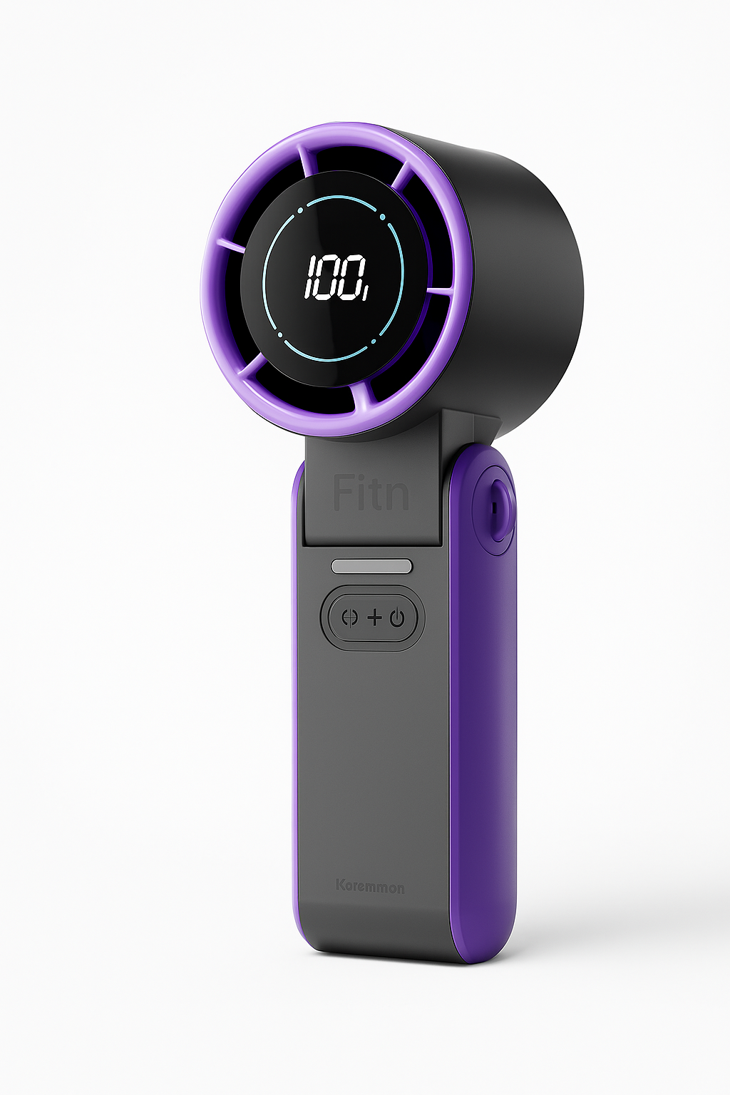 Turbo Mini Fan with Instant Cold Compress & LED Display